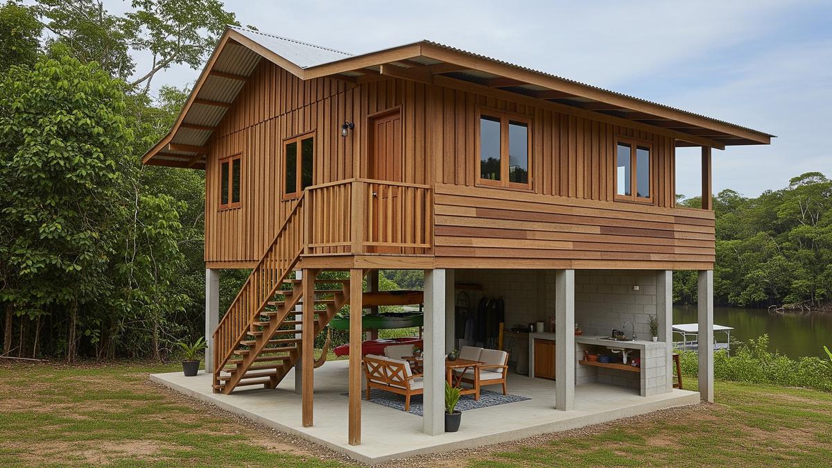 8 Model Rumah Panggung Sederhana Anti Banjir, Solusi Hunian Aman dan Estetik Sekaligus