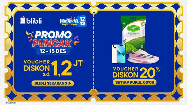 Segera Beli Kado untuk Bunda di Hari Ibu, Cek Blibli Histeria 12.12