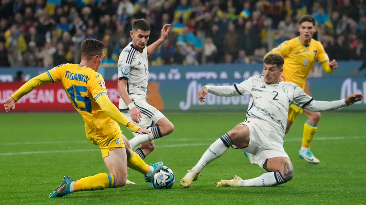 Ukraina Vs Italia di Kualifikasi Euro 2024