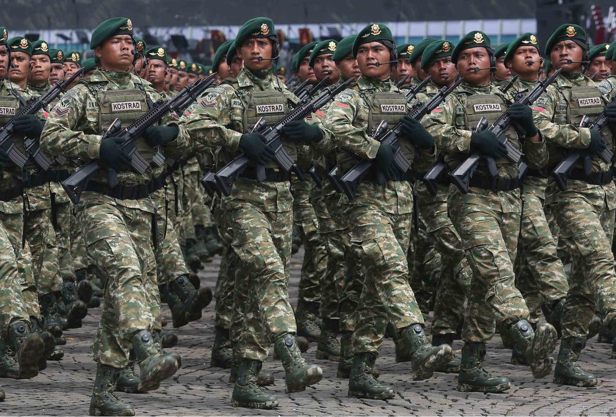 FOTO: 140 Ribu Prajurit TNI Siap Unjuk Kekuatan di HUT ke-80, Gladi Bersih Digelar di Monas