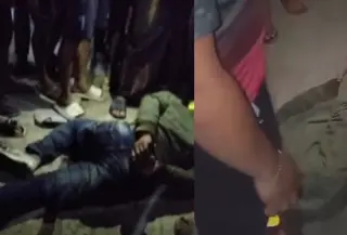 Maling sepeda motor hampir menjadi sasaran amukan warga saat kepergok mendorong kendaraan hasil curian di Pekon Gadingrejo Utara. (Foto: Istimewa)