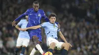Abdukodir Khusanov melakukan blunder pada laga debutnya bersama Manchester City saat bersua Chelsea pada pertandingan pekan ke-23 Premier League di Stadion Etihad, Minggu (26/01/2025) dini hari WIB. Meski begitu, Man City menang 3-1 atas The Blues. (AP Photo/Scott Heppell)&nbsp;&nbsp;