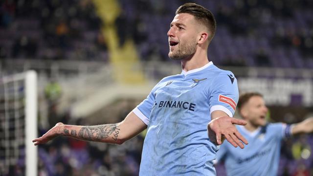 Foto: Aski Ciro Immobile saat Bantu Lazio Obrak-abrik Gawang Tuan Rumah Fiorentina di Laga Lanjutan Liga Italia