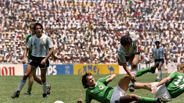 Aksi Diego Maradona di Piala Dunia 1986