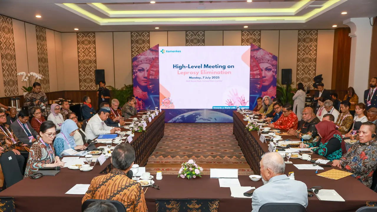 Pertemuan internasional di Bali tegaskan komitmen Indonesia hapus kusta, capai nol disabilitas, dan lawan stigma terhadap penyintas secara menyeluruh. (Foto: Biro Komunikasi dan Informasi Publik Kemenkes RI / Satria Loka Widjaya)