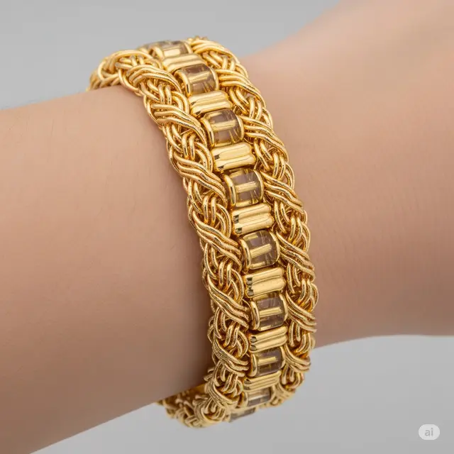 15 Model Gelang 10 Gram Emas 24 Karat Terbaik