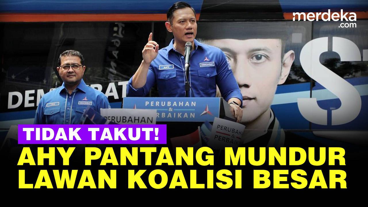 VIDEO: Jelang Pilpres 2024, AHY Tak Gentar Lawan Koalisi Partai Pendukung Pemerintah