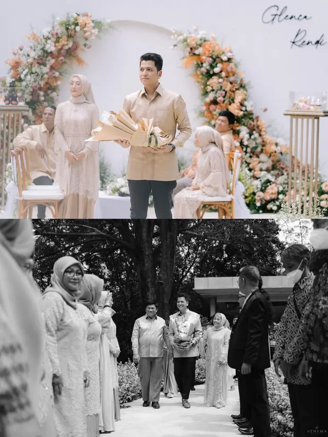 Penuh Kebahagiaan, Ini 7 Momen Lamaran Resmi Glenca Chysara dan Rendi Jhon