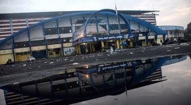 Kondisi Stadion Kanjuruhan Malang Usai Tragedi Kerusuhan