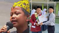 Potret Farel Prayoga Juara Lomba Azan di Sekolah
