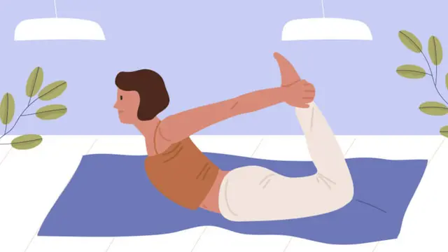 Bow Pose Yoga (Capture: Intima.com)