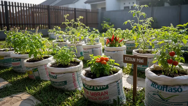 Cara Membuat Pot Tanaman dari Karung Beras Bekas/Gemini AI