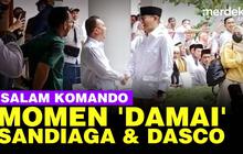 VIDEO: Berdamai Dasco dan Sandiaga Salam Komando di Acara Dihadiri Prabowo