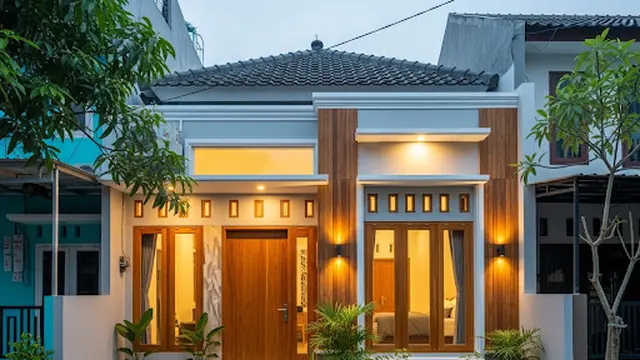 Desain Modern dengan Sentuhan Kayu