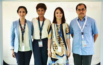 Para pembicara yang mengedukasi untuk menghemat air | copyright Vemale.com