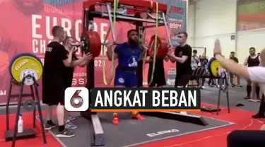 PAKSA ANGKAT BEBAN 400 KG, ATLET INI BERAKHIR TRAGIS