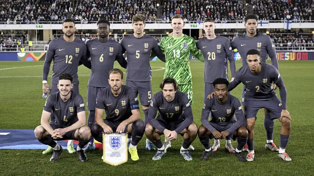 Foto: Menilik Tendangan Bebas Menawan Trent Alexander Arnold saat Bawa Inggris Tumbangkan Finlandia di UEFA Nations League