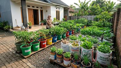 12 Wadah Bekas yang Bisa Dijadikan Pot Tanaman Selain Polybag, Cocok untuk Urban Farming