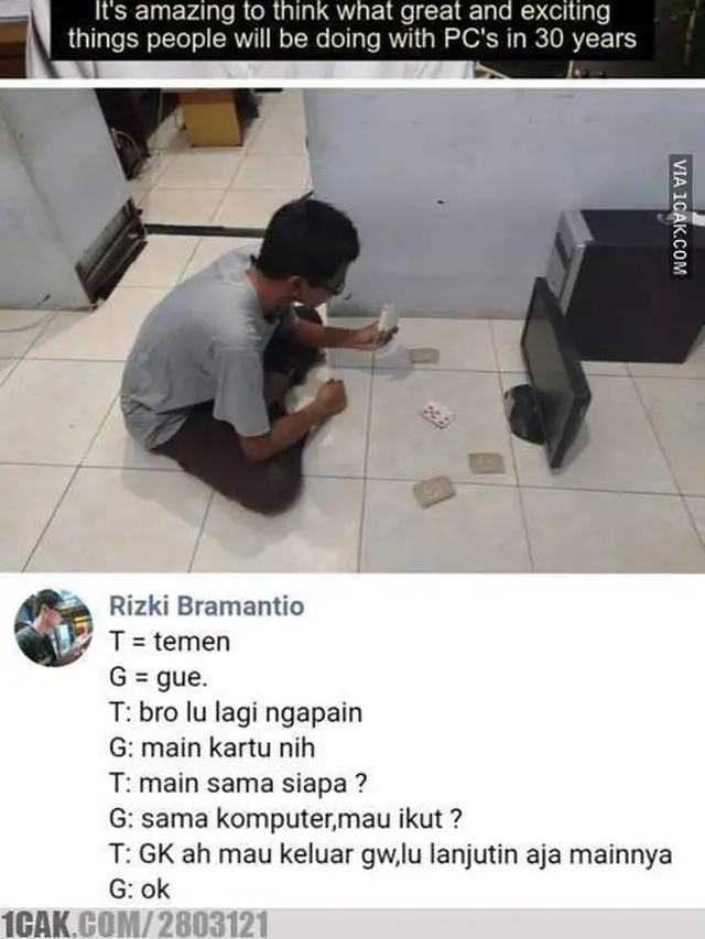 7 Potret Kocak Orang saat Main Kartu Ini Bikin Geleng Kepala