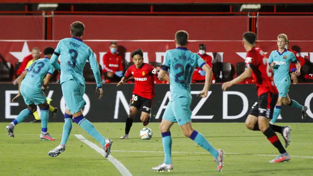 Barcelona Pesta Gol di Markas Mallorca