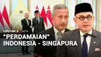 Menteri Luar Negeri Indonesia bertemu dengan Menlu Singapura di Jakarta. Mereka membahas sejumlah hal, termasuk isu kebakaran hutan dan lahan yang menjadi pembicaraan hangat di antara dua negara belakangan ini.