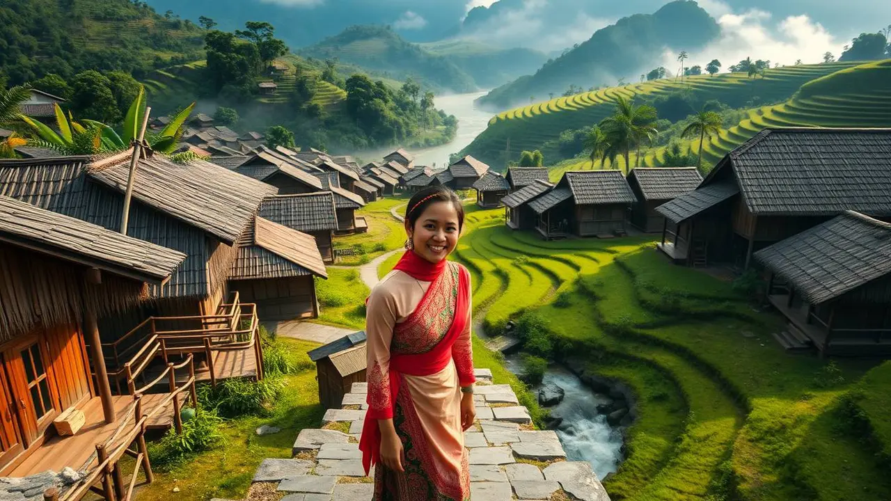 ciri khas kampung naga