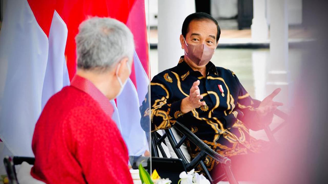 FOTO: Presiden Jokowi Terima PM Lee di Bintan