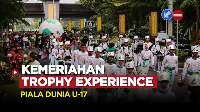 Berita video keseruan dan kemeriahan acara Trophy Experience Piala Dunia U-17 2023 di Kabupaten Bandung.