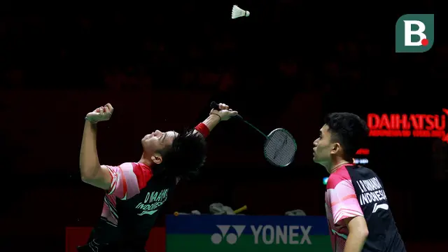 Foto: Leo Rolly Carnando/ Daniel Marthin Juara, Indonesia Pastikan Dua Gelar di Indonesia Masters 2023