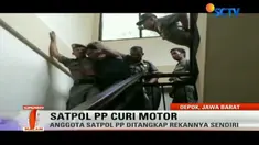 Aksi nekat itu dilakukan saat Coki sedang bertugas menjaga parkiran sepeda motor di lingkungan Kantor Balai Kota Depok.