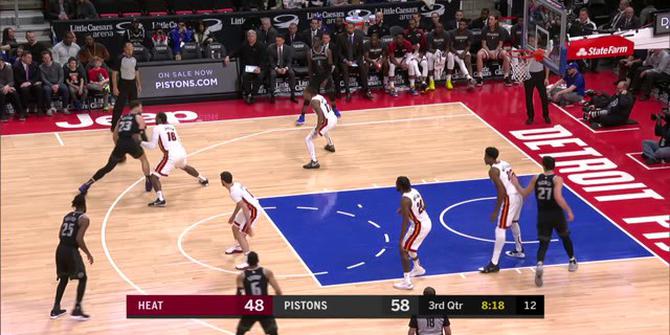 Cuplikan Pertandingan NBA : Pistons 98 vs Heat 93
