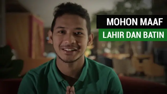 Berita video pemain Timnas Indonesia, Gian Zola, mengucapkan mohon maaf lahir dan batin pada hari raya Idul Fitri 1438 H.