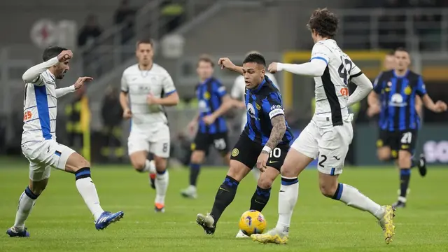 Foto: Tampil Solid di Semua Lini, Inter Milan Obok-obok Atalanta di Liga Italia