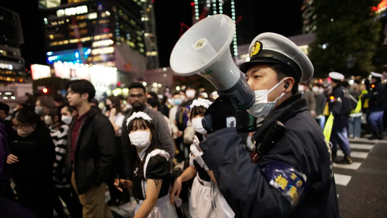 Polisi Jepang Jaga Ketat Perayaan Halloween di Tokyo