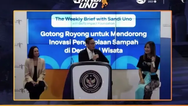 Gotong-royong berinovasi dalam pengelolaan sampah di destinasi wisata.