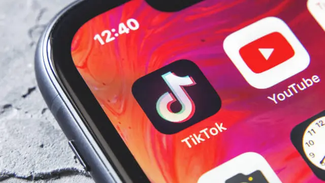 ilustsrasi aplikasi TikTok.