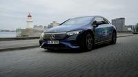 Mercedes-Benz EQS prototipe solid-state sukses catat rekor 1.205 km hanya dengan sekali pengisian daya (Mercedes-Benz)