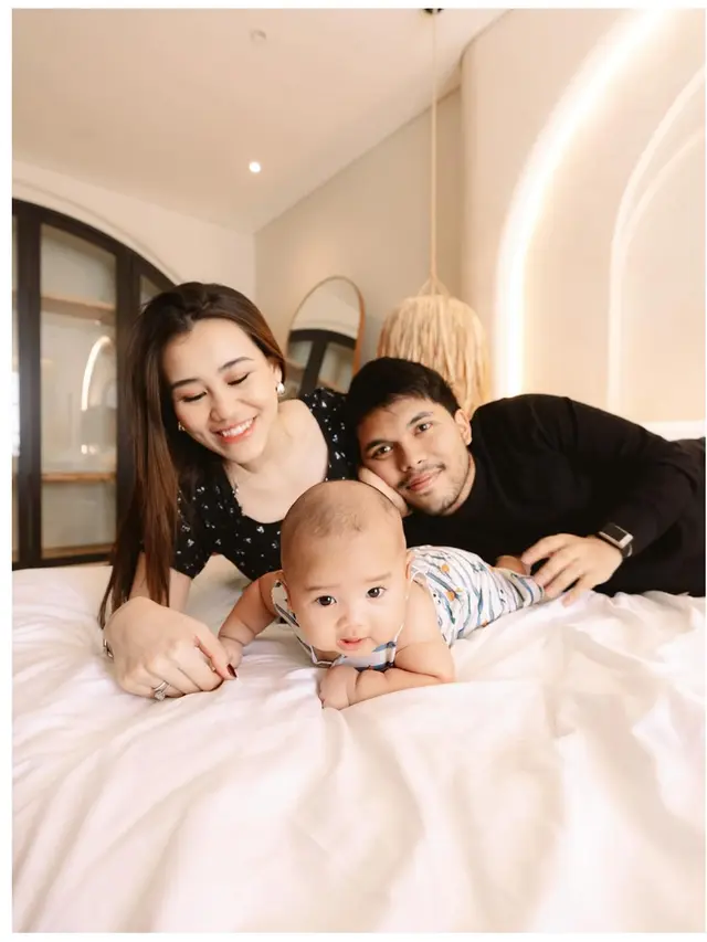 7 Potret Wajah Baby Arash, Diungkap Aaliyah dan Thariq Halilintar di Usia 3 Bulan