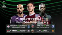 Daftar Pertandingan UEFA Conference League 2022/2023 Babak 8 Besar Leg Kedua di Vidio. (Sumber : dok. vidio.com)