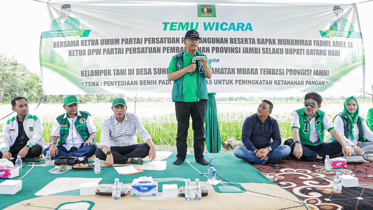Mardiono Bertemu Petani Jambi