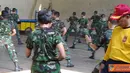 Citizen6, Surabaya: Dari 41 perwira Dikmapa yang tengah latihan fisik itu, 36 orang diantaranya adalah perwira laki-laki, dan 5 sisanya merupakan perwira anggota Kowal. (Pengirim: Penkobangdikal).