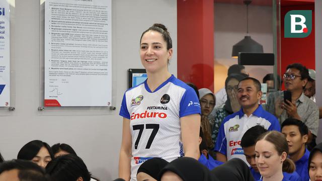 Foto: Pesona Giovanna Milana, Rekan Megawati Hangestri yang Kini Bela Jakarta Pertamina Enduro di Proliga 2024