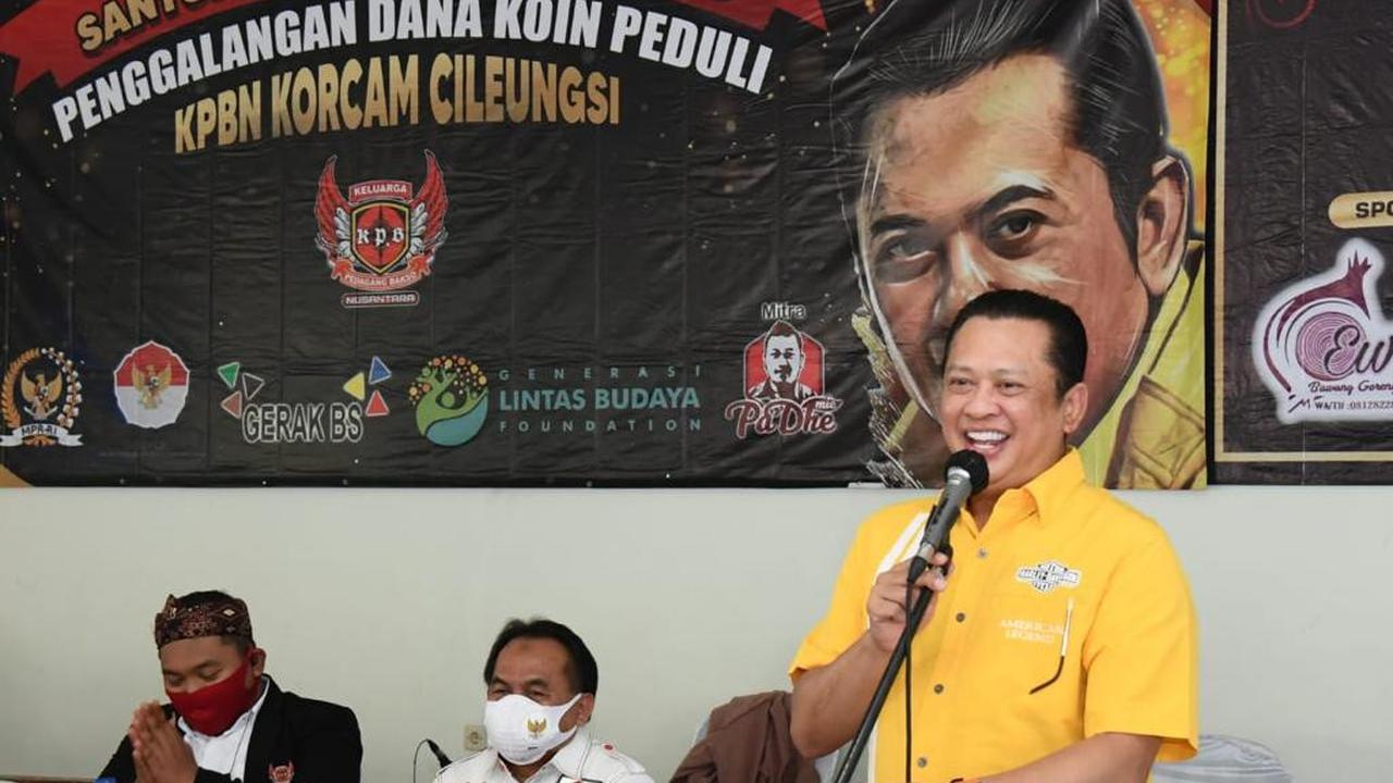 Di hadapan Komunitas Pedagang Bakso Nusantara, Bamsoet Ajak Bantu Sesama Anak Bangsa