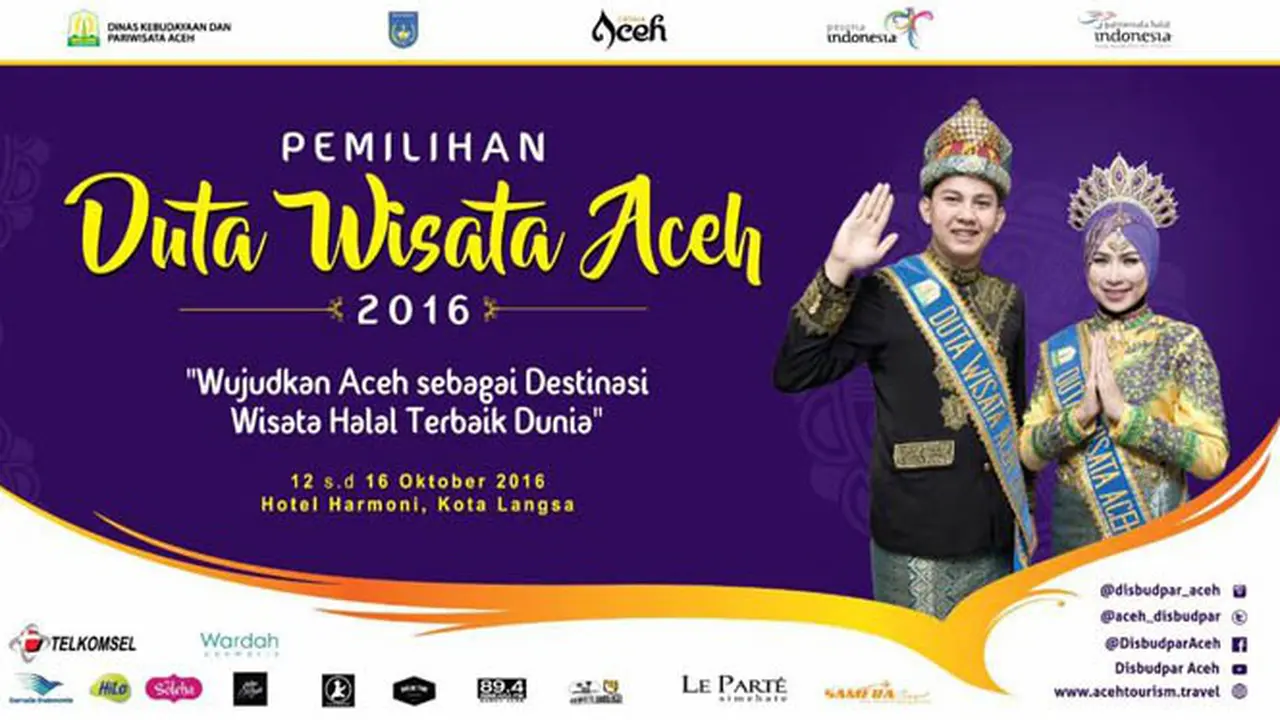 Duta Wisata Aceh Songsong Destinasi Wisata Halal Dunia