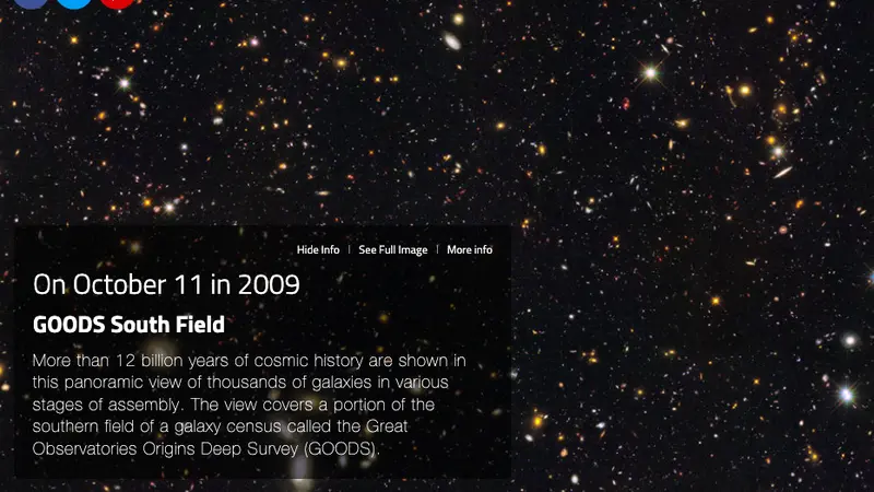 What Did Hubble See on Your Birthday?