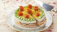Kue Sushi cocok untuk pesta dan disantap bersama. (sumber foto: www3.nhk.or.jp)