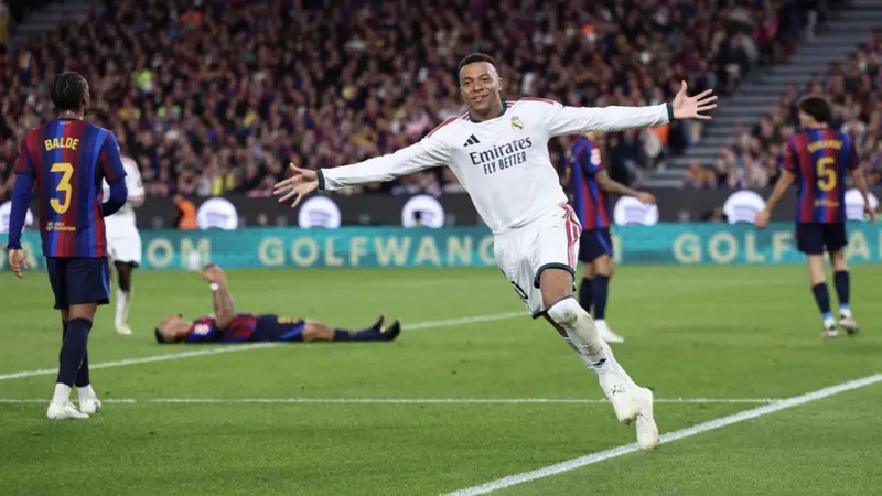 Kylian Mbappe Cetak 100 Gol untuk Real Madrid