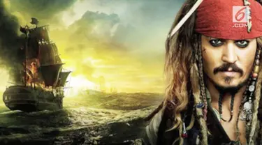 Kapten Jack Sparrow adalah seorang bajak laut yang menjadi tokoh utama dalam film bersambung 'Pirates of the Carribean'.