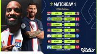 Mulai 6 - 8 Agustus 2022, Tonton Live Streaming Ligue 1 2022/23 Pekan Pertama di Vidio