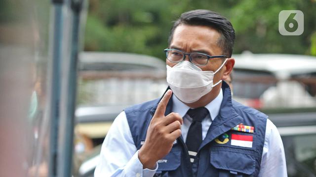 FOTO: Ridwan Kamil Tinjau Simulasi Vaksinasi COVID-19 di Depok